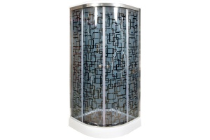 Душевая кабина DETO BM1510NBLACK с средним поддоном, без крыши - 2