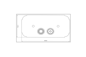 Кнопка смыва Nicolazzi Doccia 5542CR хром - 2