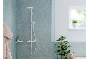 Душевая система Hansgrohe Croma Select S 280 1 режим струи 26890700, белый матовый - 2