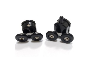 Душевой уголок Abber Schwarzer Diamant 150x70 профиль черный стекло прозрачное - 3