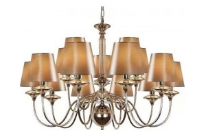 Подвесная люстра iLamp Rolling P2406-10+5 Nickel