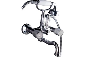 Смеситель для ванны Boheme Royal Cristal хром с переключателем Swarovski