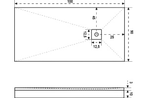 Поддон для душа Good Door Essentia 100x90, с сифоном, белый - 3
