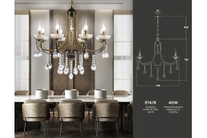 Подвесная люстра Ambrella Light TR TR4953 - 3