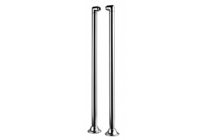 Комплект колонн 2 шт. для установки смесителя на пол ванны, хром