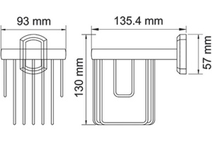Держатель освежителя воздуха Wasserkraft Oder K-3045 - 3