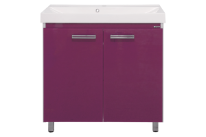 Джулия QVATRO - 90 Тумба прямая розовая