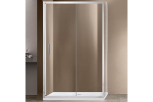 Душевой уголок Vincea Garda 160х90 хром стекло прозрачное