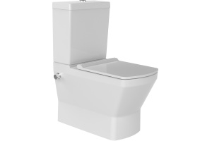 Унитаз-компакт Bien Neptun NPKD06301VE0W5SZ0 с функцией биде, встроенным смесителем