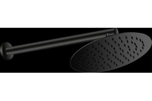 Верхний душ GPD черный матовый