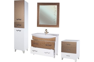 Зеркало Bellezza Маргарита 120 бронза - 2