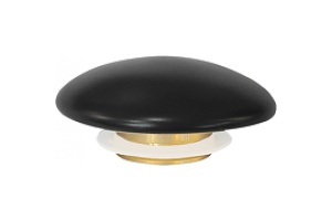 Накладка для донного клапана Abber черный, матовый (AC0014MB) - 2