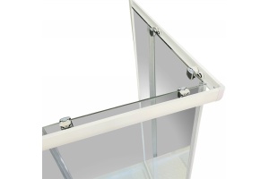 Душевой уголок Royal Bath HPD 110х80 профиль белый стекло прозрачное - 3