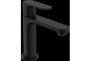 Смеситель для раковины Hansgrohe Rebris S черный матовый