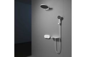 Душевой комплект Vincea Groove с термостатом белый матовый - 2