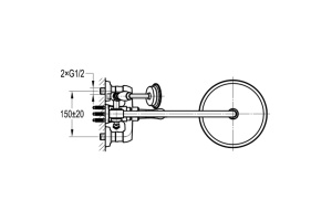 Swedbe Terracotta Art Семейный душ со смесителем для ванны 2571 - 3