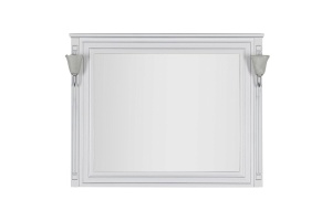 Зеркало Aquanet Паола 120 белое