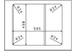Мойка кухонная Florentina Таис 615 мокко - 3