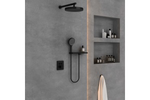 Душевой комплект Vincea Inspire с термостатом черный матовый - 2