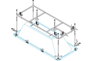 Каркас для ванны Cezares EMP 180 80 MF - 2