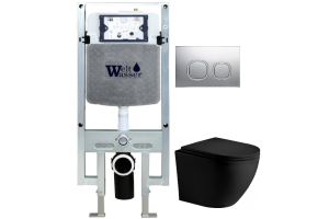 Комплект Weltwasser AMBERG 497 ST + MERZBACH 004 MT-BL + AMBERG RD-CR (10000006724)