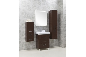 Тумба с раковиной Акватон Америна Н 60 темно-коричневая - 2
