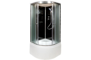 Душевая кабина Deto B 90х90 (B90SBLACK) - 2