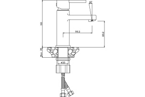 Смеситель Olive'S Torres 17100TR для раковины - 2