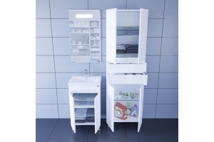 Шкаф-пенал СанТа Лондон 60 напольный - 2