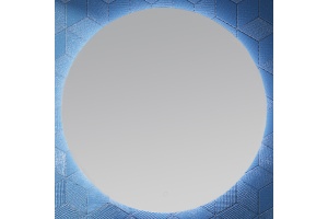 Зеркало круглое STWORKI Ноттвиль 80 с подсветкой, сенсор на зеркале, круглое, настенное, российское