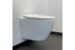 Сиденье для унитаза Comforty белое матовое