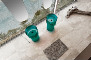 Напольная раковина Abber Kristall 45 бирюзовая - 2