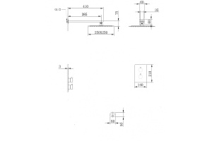 Душевая система Abber Daheim с термостатом белая - 2