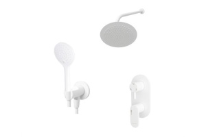 А85155 Встраиваемый комплект для душа с верхней душевой насадкой и лейкой