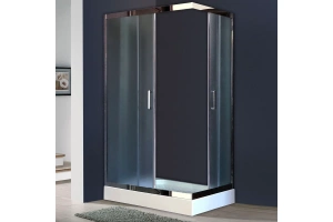 Душевой уголок Royal Bath HPD 120х90 профиль хром стекло рифленое