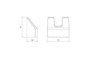 Крючок двойной сплав металлов хром IDDIS Slide (SLISC20i41) - 3