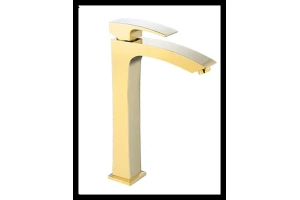 Смеситель для раковины Gappo золото глянцевое