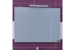 Зеркало-шкаф СанТа Стандарт 100 фацет, свет