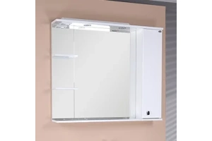 Зеркало Onika Эльбрус 90.02 R с подсветкой белый  - 2