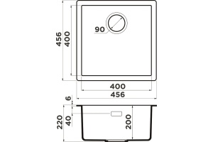Мойка кухонная Omoikiri Yamakawa 45-U/I leningrad grey - 3
