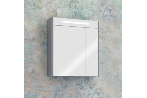 Зеркало-шкаф Aquaton Сильва 60 с подсветкой светлое дерево - 3