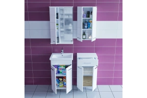 Тумба с раковиной СанТа Омега 50 белый - 3