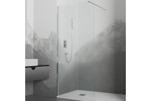 Душевая перегородка RGW Walk In WA-010 140х195 профиль хром стекло прозрачное