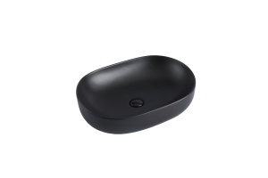 Накладная раковина Vincea 60х41 черная матовая