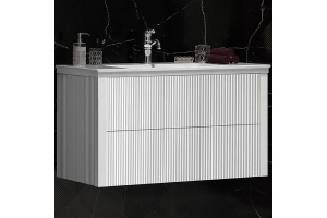 Комплект мебели подвесной Opadiris Рубинно 90 белый - 2