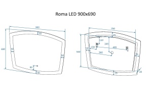 Зеркало с подсветкой 