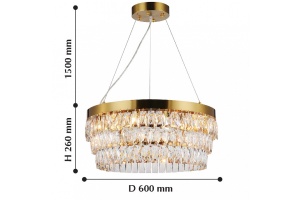 Подвесная люстра Favourite Magnitudo 2206-12P - 3