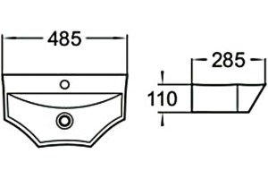 Рукомойник SantiLine SL-2004 - 2