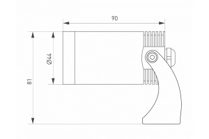 Уличный светодиодный светильник Arlight KT-Water-R44-8W White6000 032756 - 2