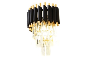 Накладной светильник LUMINA DECO Funneli LDW 6003-2 BK+F.GD - 3